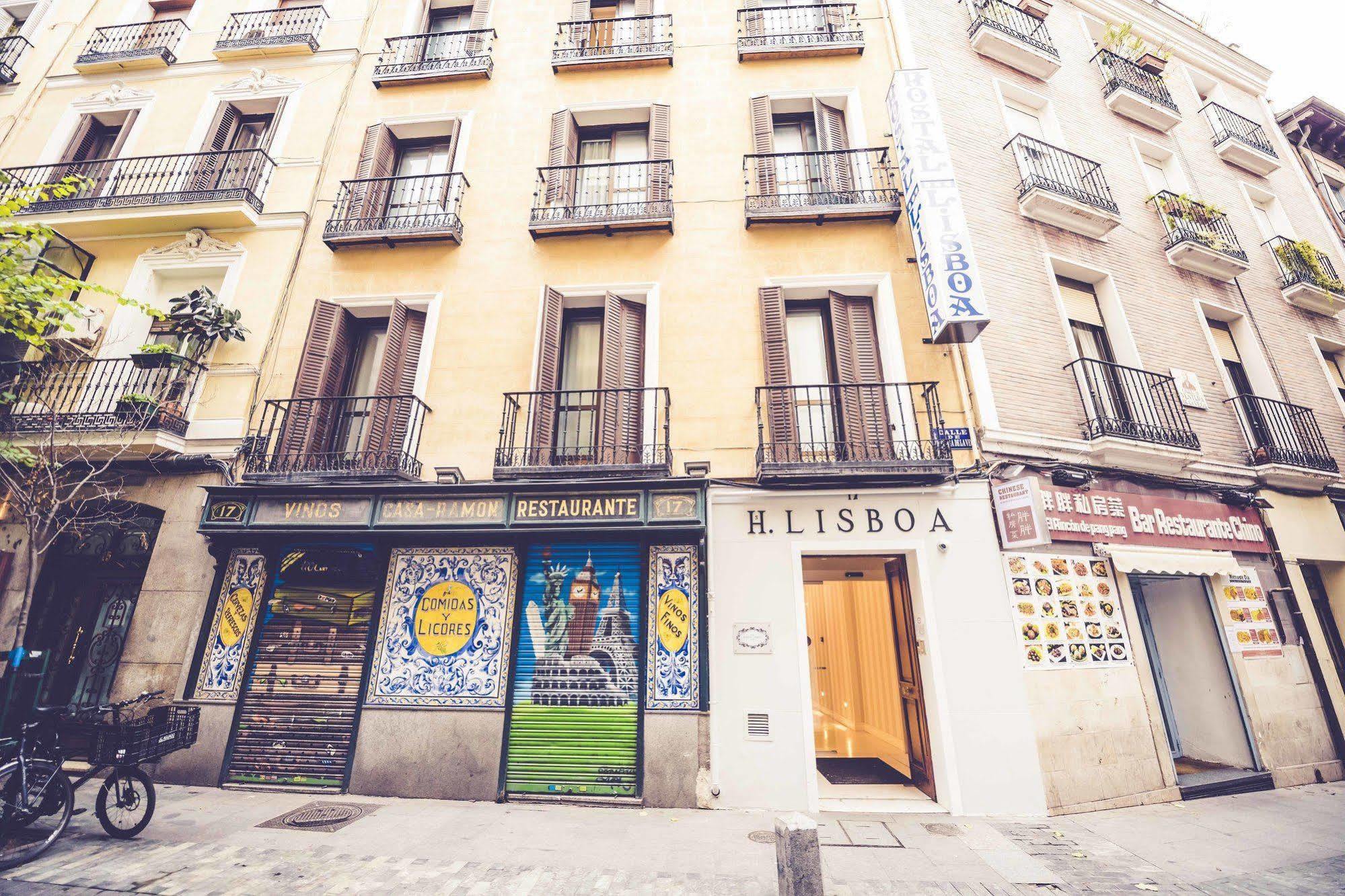 Hostal Lisboa Hotel Madrid Eksteriør billede